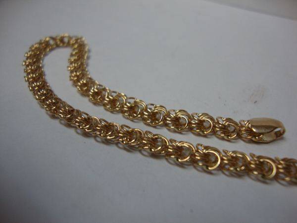 👑 Золотой браслет плетения роза из розового золота длиной 18 сантиметровна заказ в Самаре